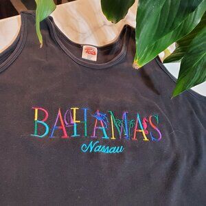 Nassau BAHAMAS Cover-up Embroidered size XXXL